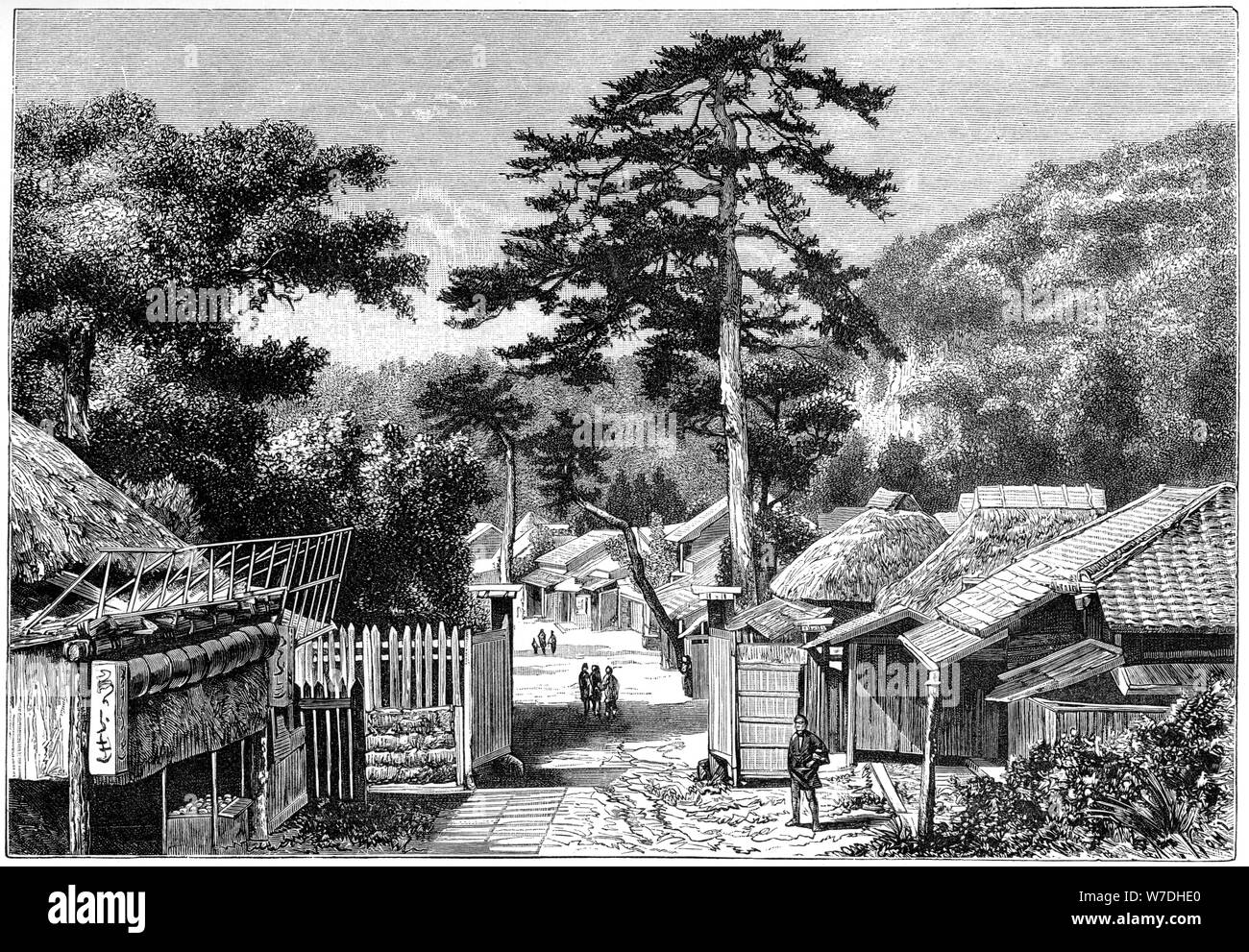 Odovara, Giappone, 1895. Artista: sconosciuto Foto Stock
