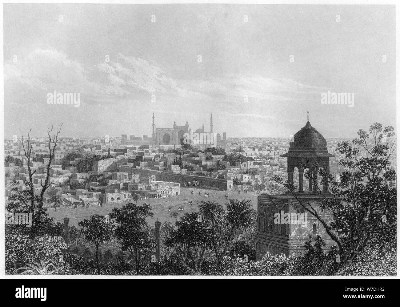 Delhi, India, c1860. Artista: sconosciuto Foto Stock