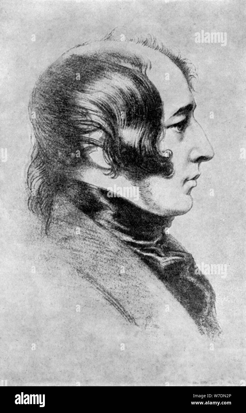 Charles Dickens, romanziere britannico, nel 1840 (1912). Artista: sconosciuto Foto Stock