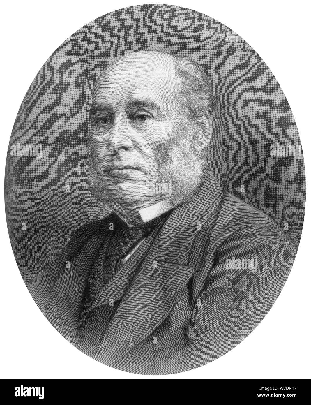 WH Smith, Mp, primo signore del Ministero del Tesoro, 1887. Artista: R Taylor Foto Stock