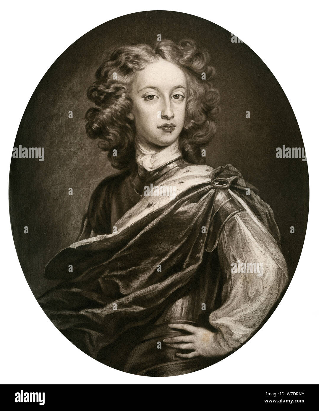 Guglielmo duca di Gloucester, 1699 (1906). Artista: sconosciuto Foto Stock