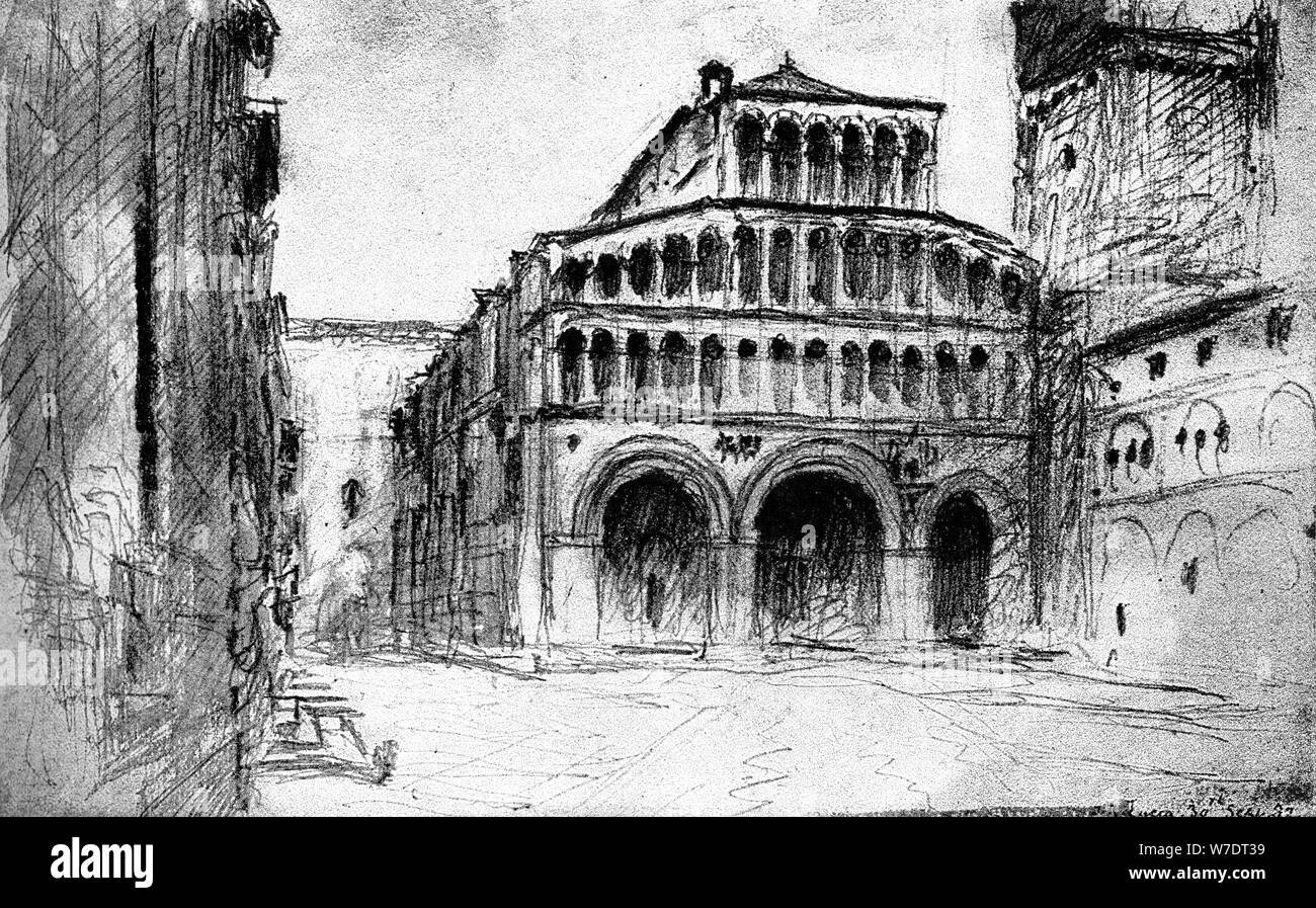 " Lucca ", 1832 (1900). Artista: sconosciuto Foto Stock