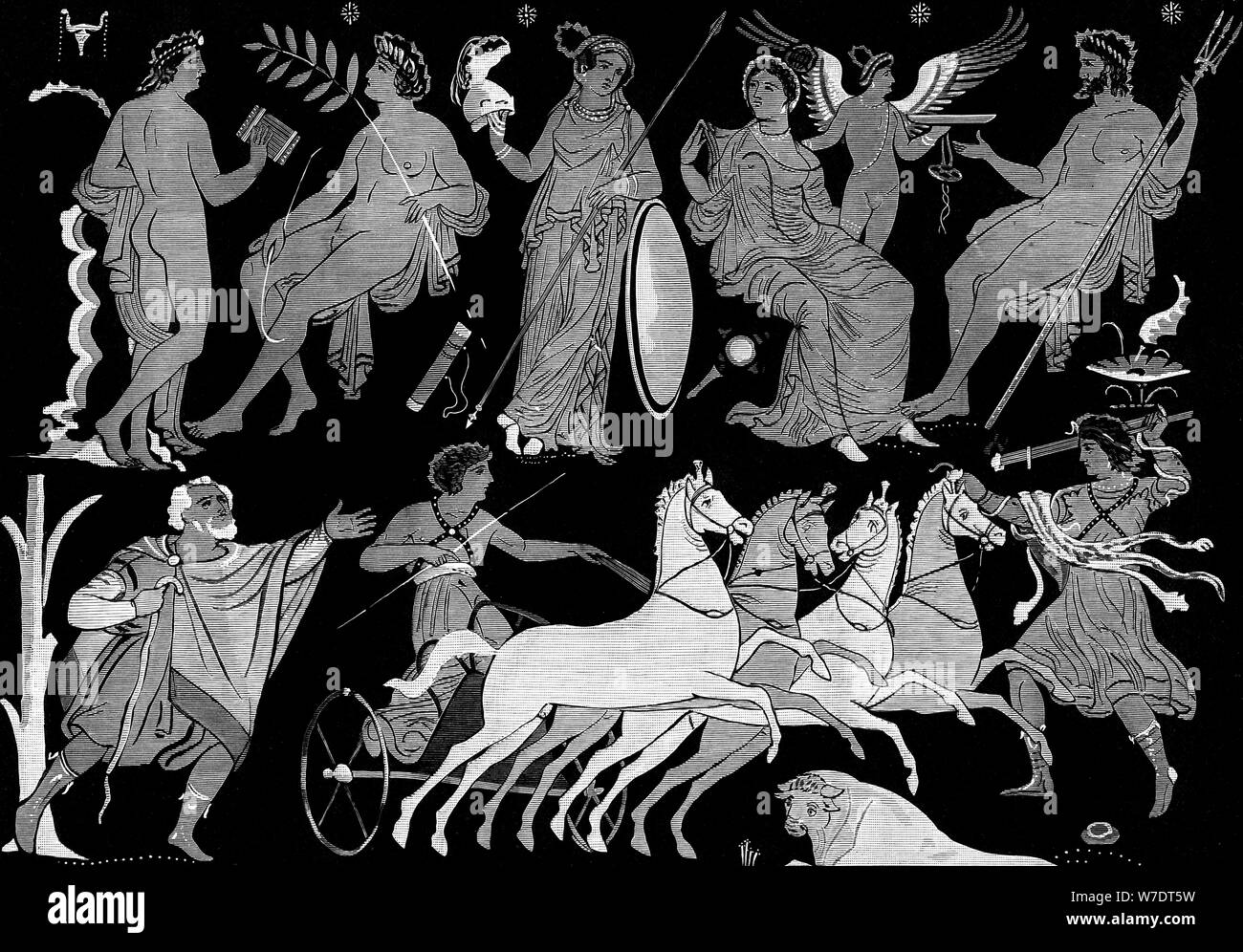 La morte di Ippolito, del IV secolo A.C. (1882). Artista: sconosciuto Foto Stock