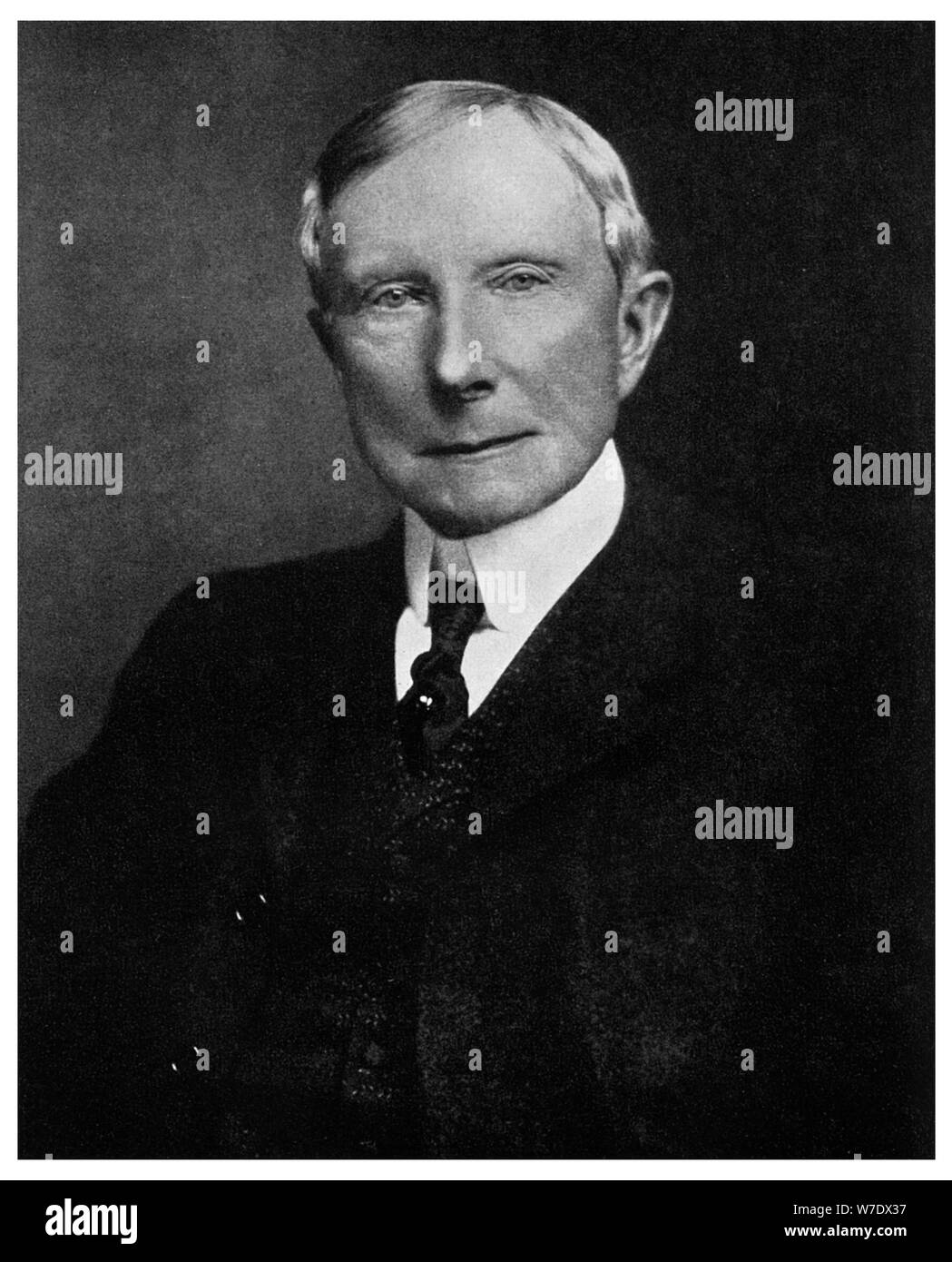 John D Rockefeller, American industriale, tardo XIX secolo (1956). Artista: sconosciuto Foto Stock