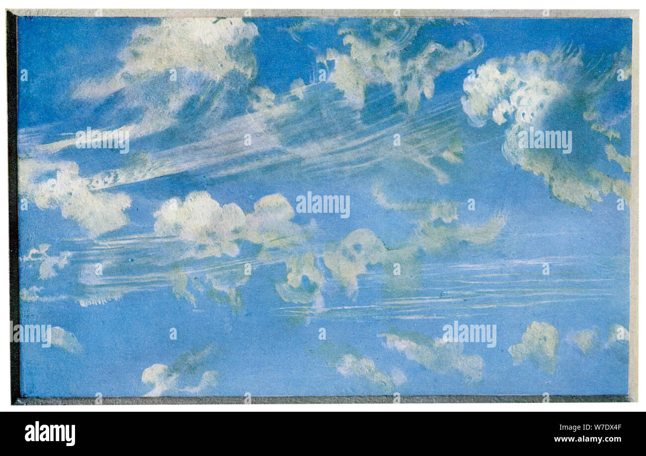 Natura: cloud studio, c1822 (1956). Artista: sconosciuto Foto Stock