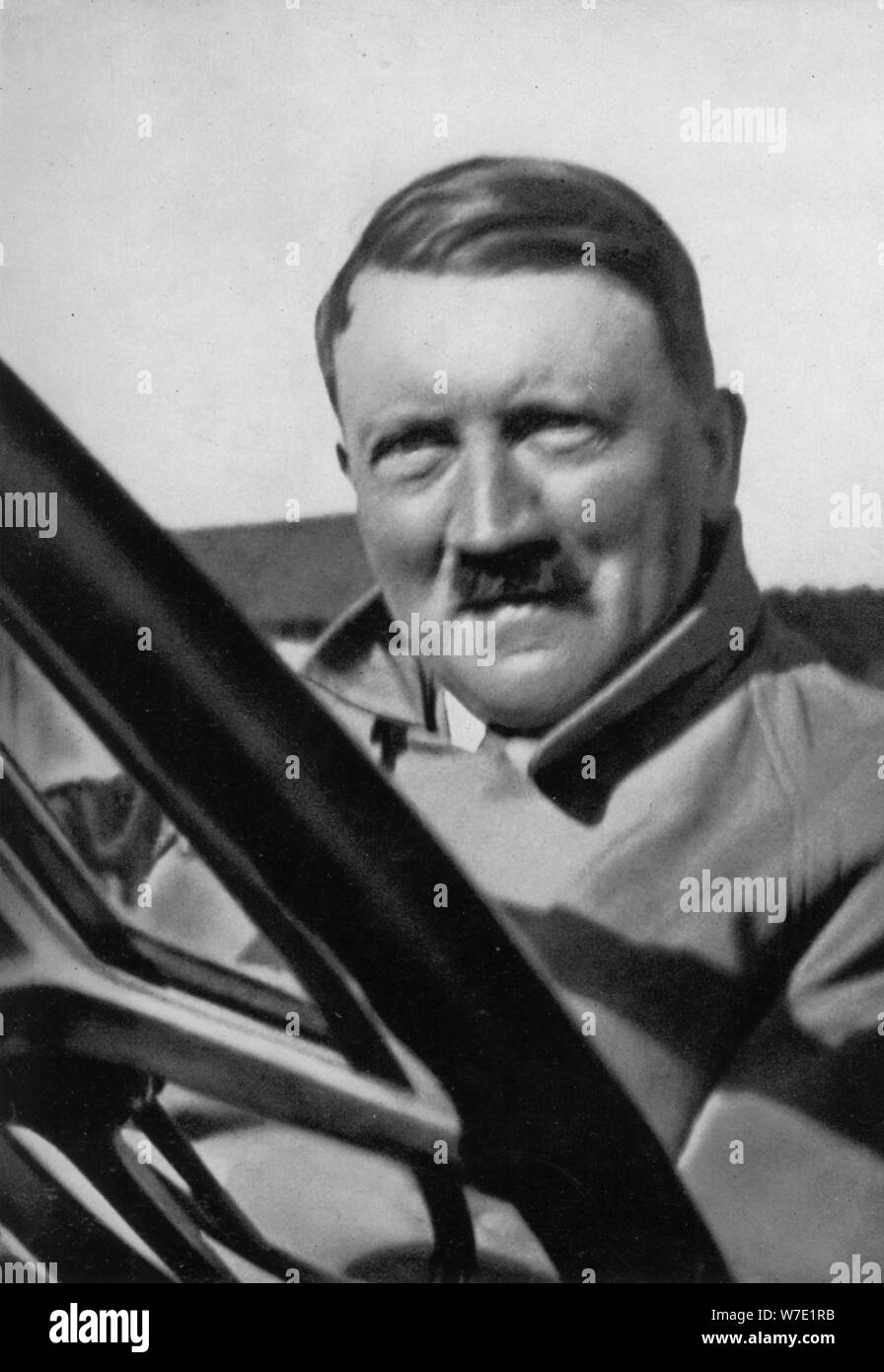 Tedesco leader nazista Adolf Hitler, 1936. Artista: sconosciuto Foto Stock