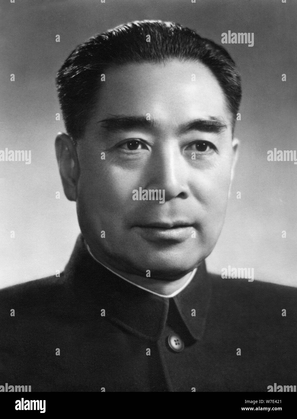 Zhou Enlai, primo premier della Repubblica popolare di Cina, c1950s(?). Artista: sconosciuto Foto Stock
