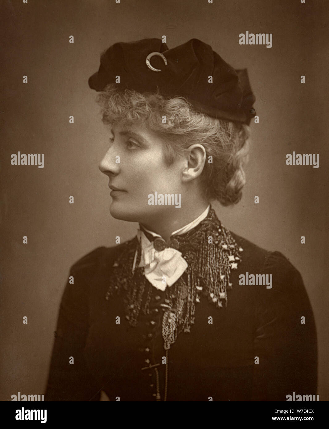 Harriett Jay, British autore e drammaturgo, 1888. Artista: Ernest Barraud Foto Stock