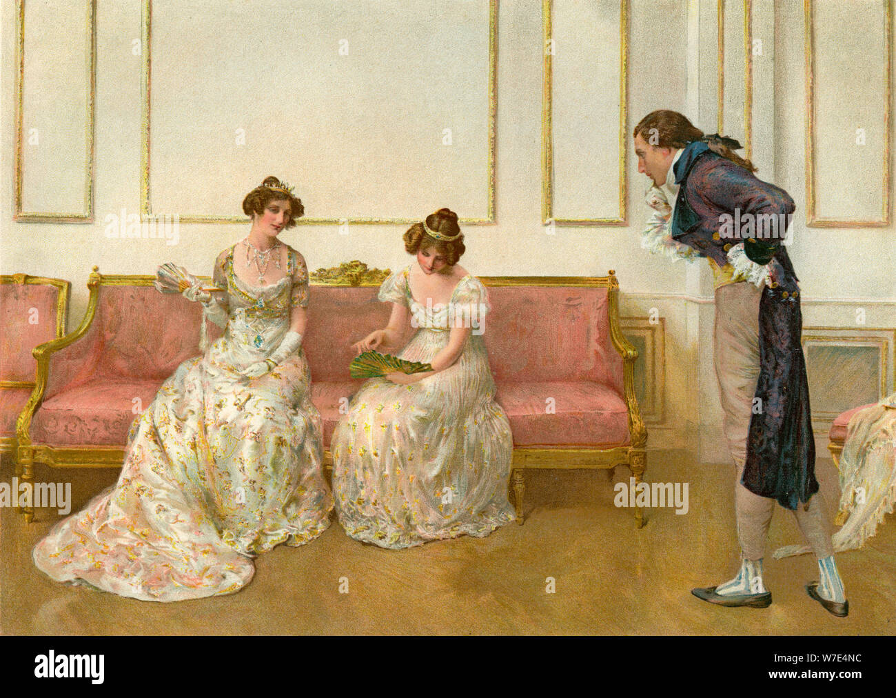 "In dubbio", 1905. Artista: G Whitehead & Co Foto Stock