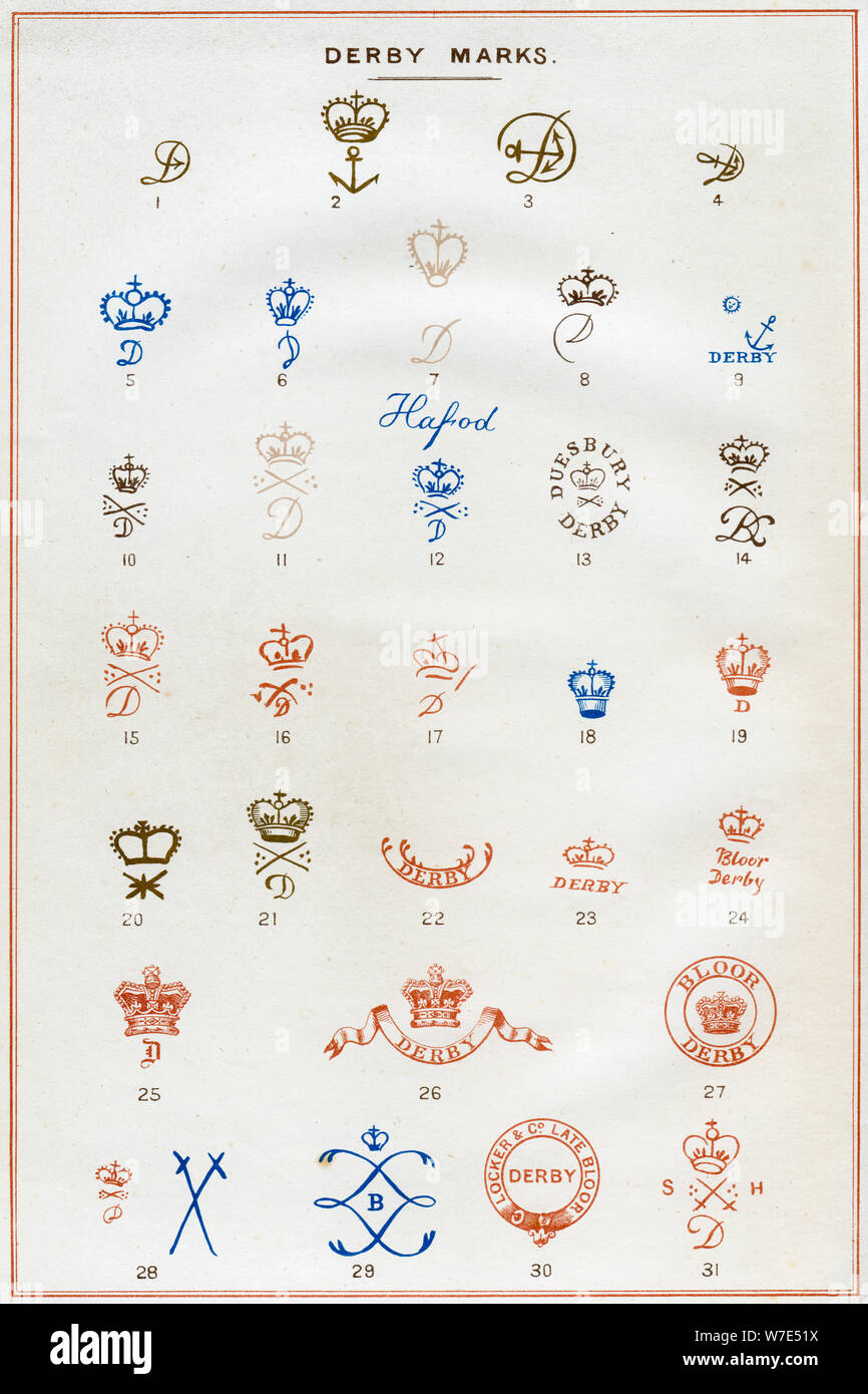 Derby marchi, 1876. Artista: sconosciuto Foto Stock