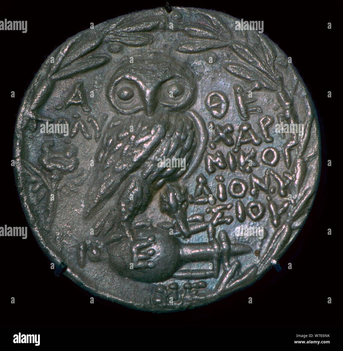 Athenian 'owl' tetradrachm, inizi II secolo. Artista: sconosciuto Foto Stock