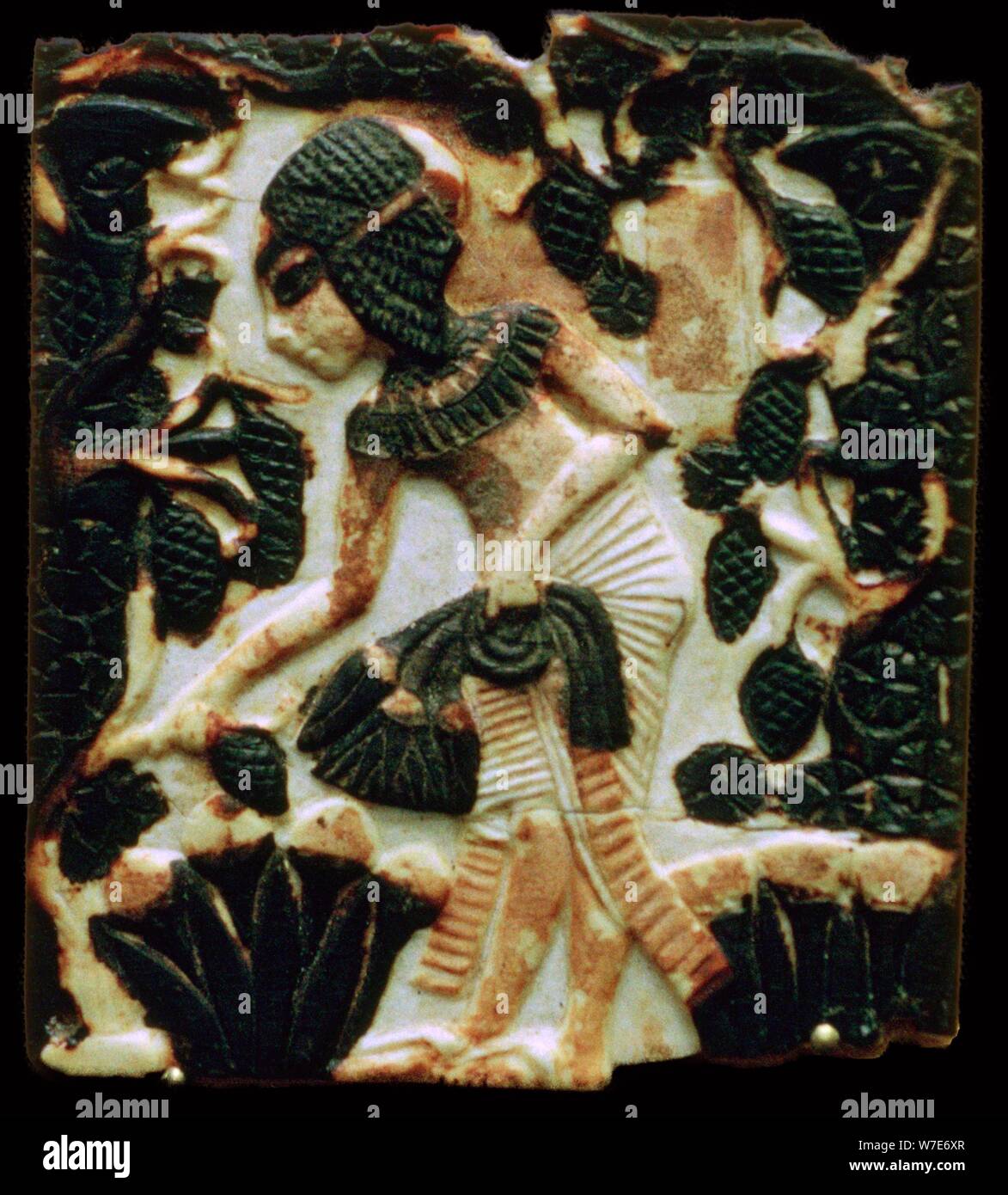 Egiziano piastrelle di maiolica. Artista: sconosciuto Foto Stock