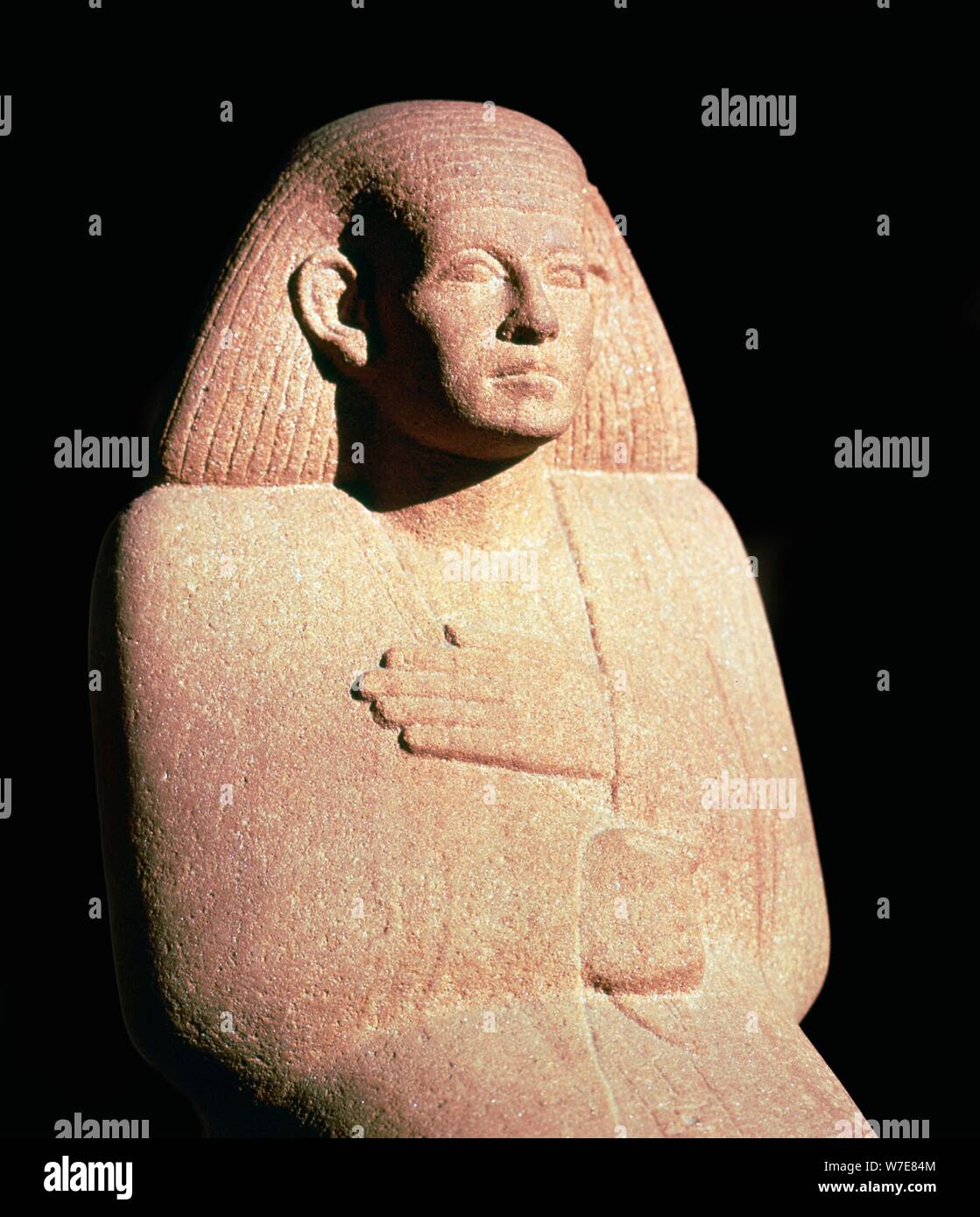 La scultura della Egiziano alto sacerdote Ankh Rekhu. Artista: sconosciuto Foto Stock
