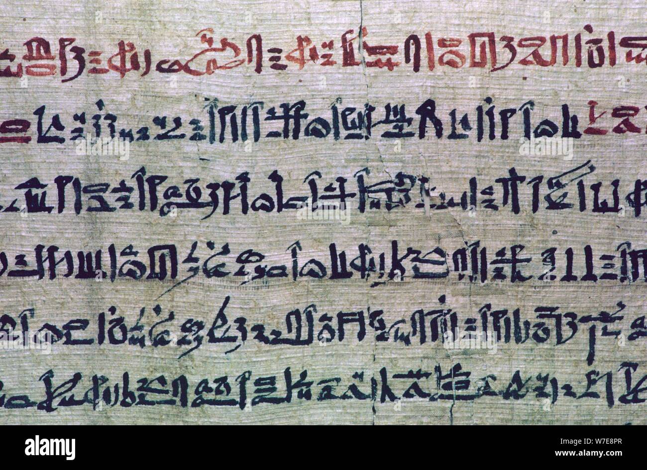 Ieratico script egiziano dal Libro dei Morti. Artista: sconosciuto Foto Stock