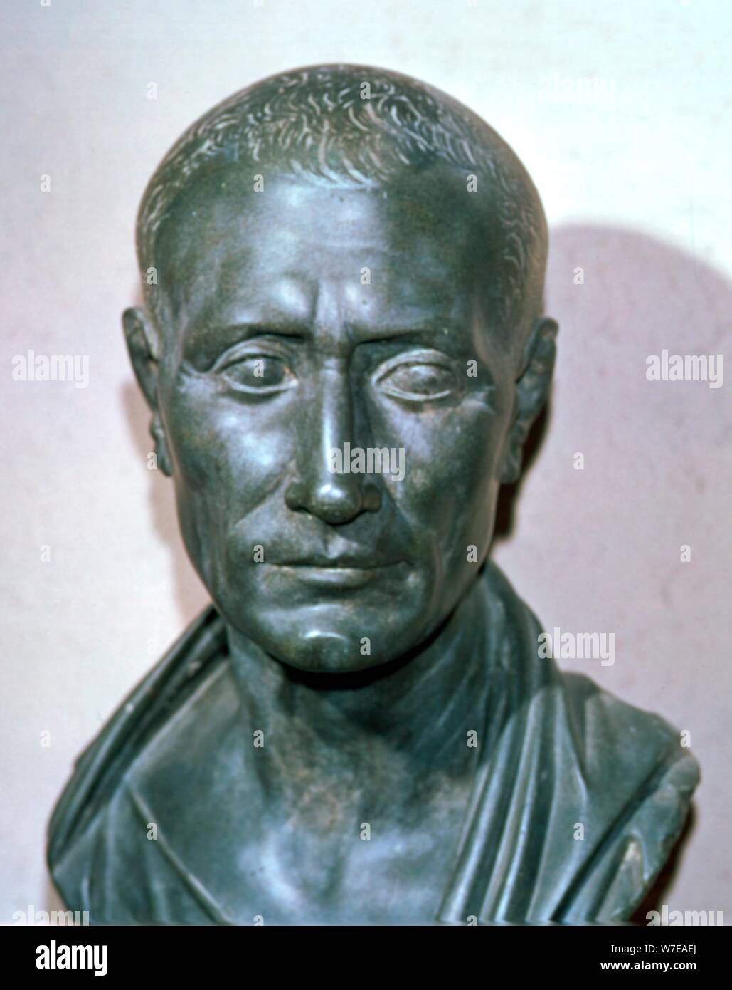 Busto del tardo repubblicana politican Giulio Cesare, del I secolo A.C. Artista: sconosciuto Foto Stock
