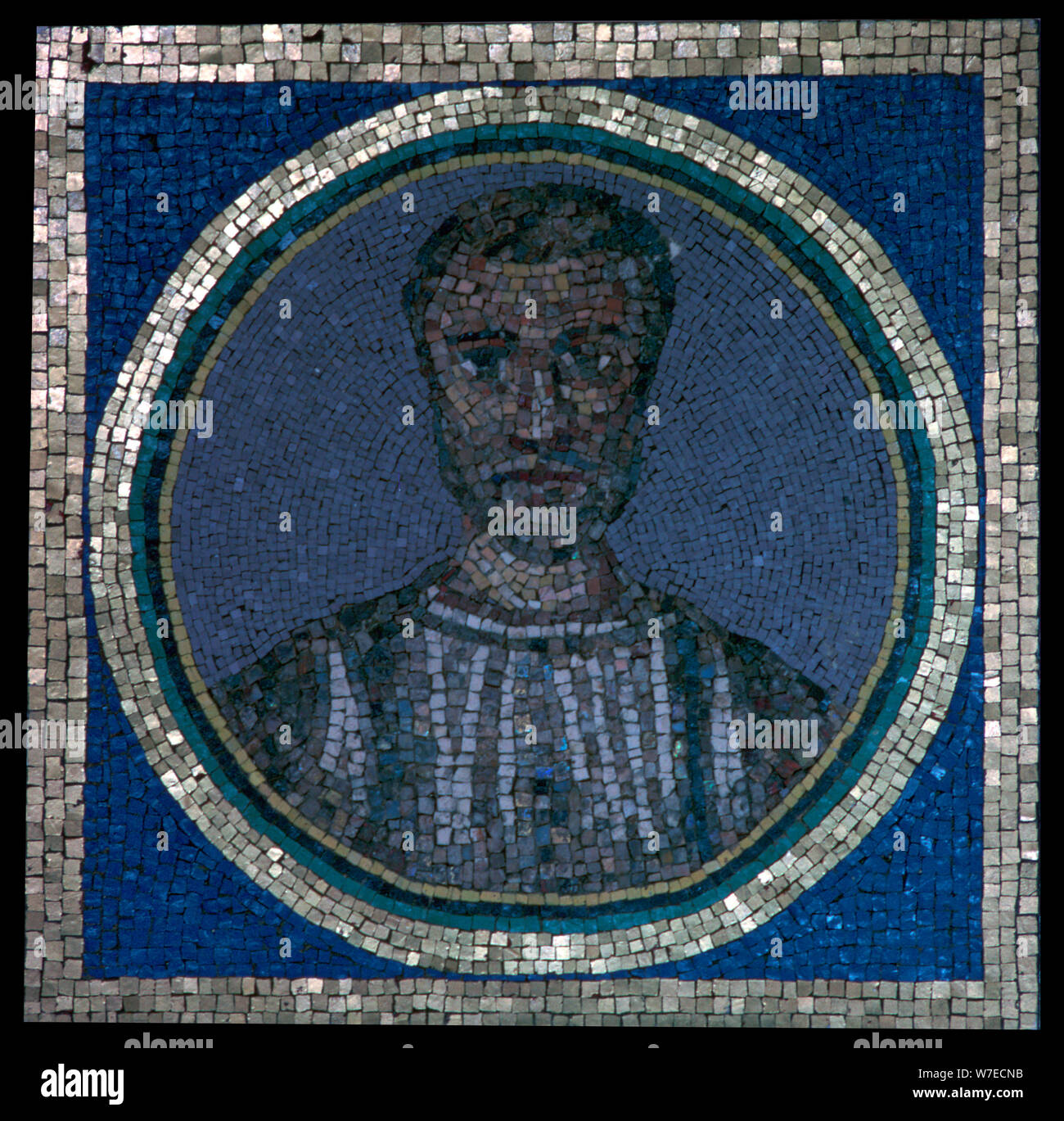 Dei primi Cristiani mosaico di Flavius Iulius Iulianus, iv secolo. Artista: sconosciuto Foto Stock