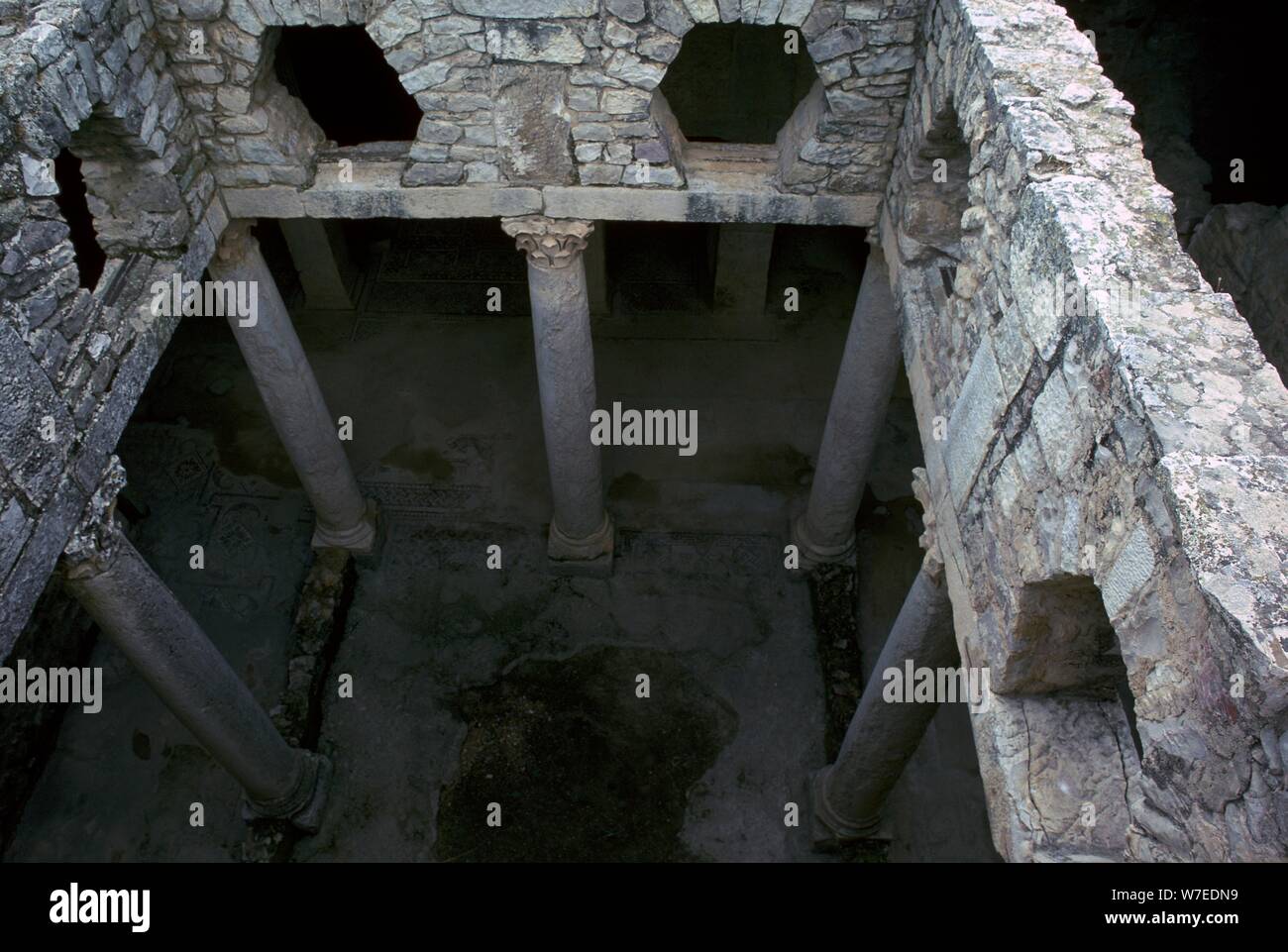 La città romana di Bulla Regia, II secolo A.C. Foto Stock