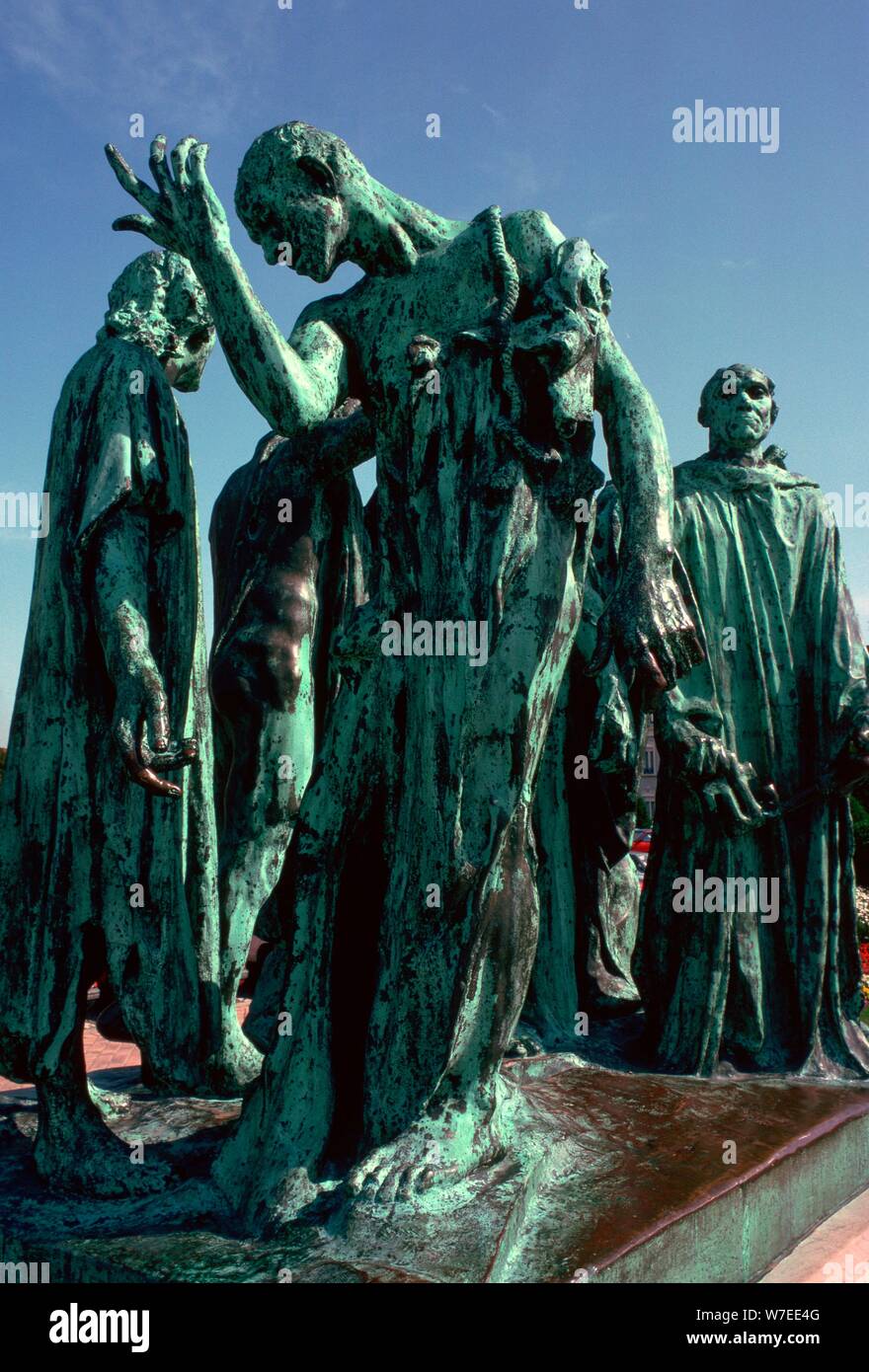 Statua di i borghesi di Calais, xix secolo. Artista: Auguste Rodin Foto Stock