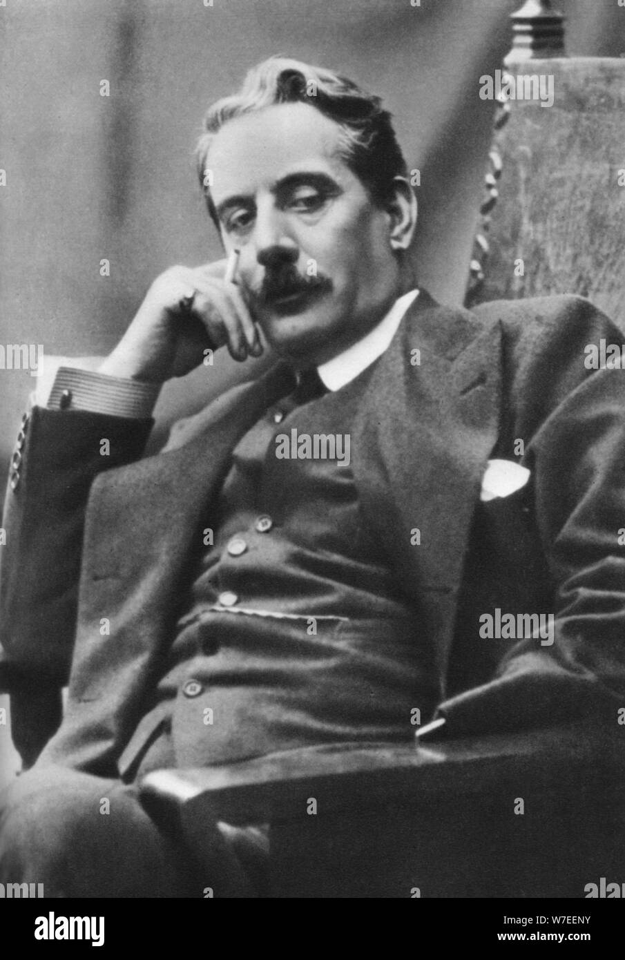 Giacomo Puccini (1858-1924), compositore italiano, 1910. Artista: sconosciuto Foto Stock