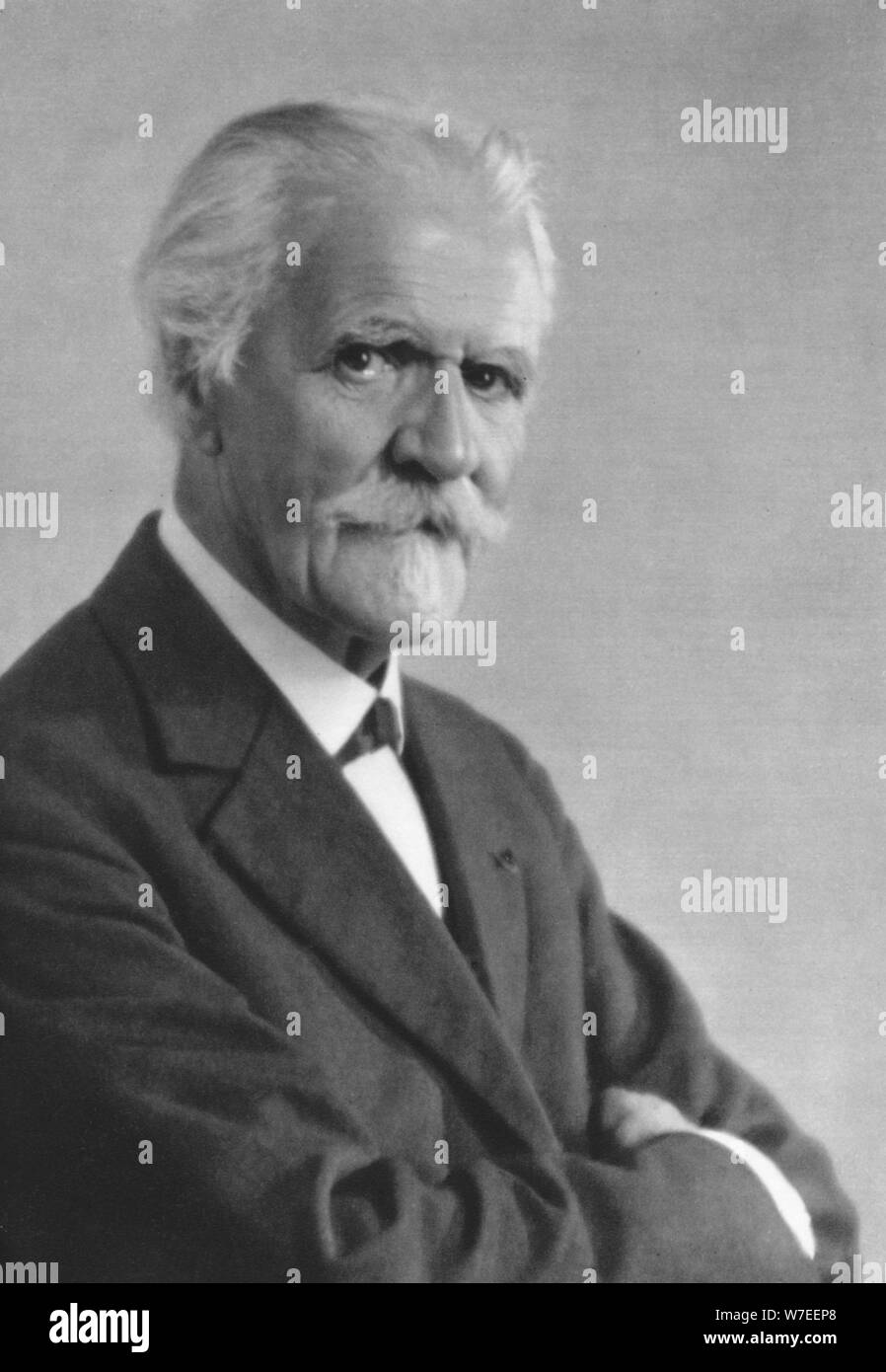 Vincent d'Indy (1851-1931), compositore francese e il maestro. Artista: Lipnitzki Foto Stock