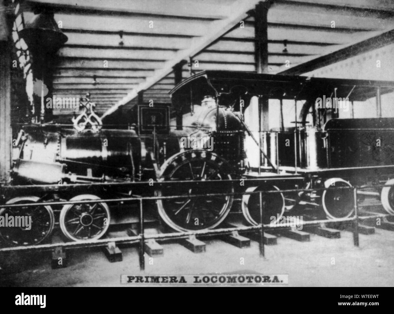 Primo locamotive, Cuba, xix secolo. Artista: sconosciuto Foto Stock