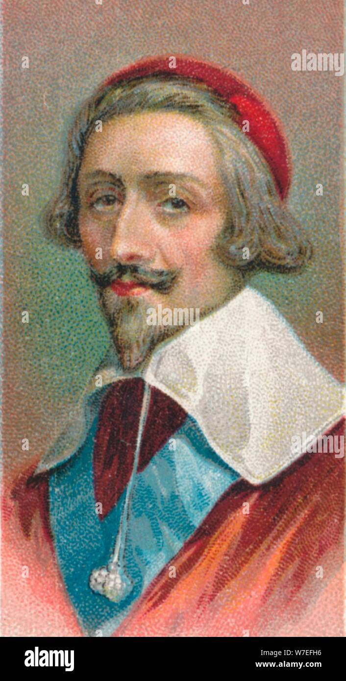 Il cardinale Richelieu (1585-1642), il prelato francese e statista, 1924. Artista: sconosciuto Foto Stock
