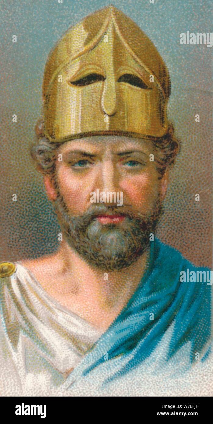 Perikles (c490-429 BC), statista ateniese, 1924. Artista: sconosciuto Foto Stock