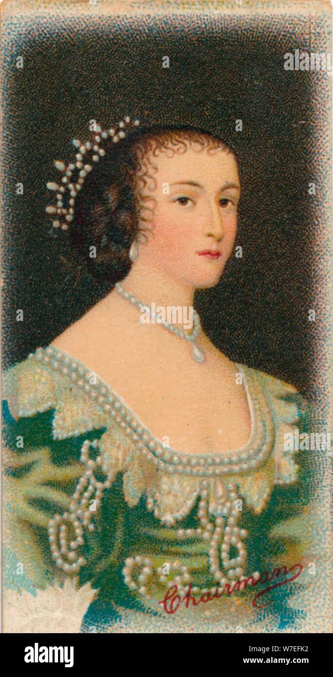 Henrietta Maria di Francia (1609-1669), regina consorte di Inghilterra, Scozia e Irlanda, 1912. Artista: sconosciuto Foto Stock