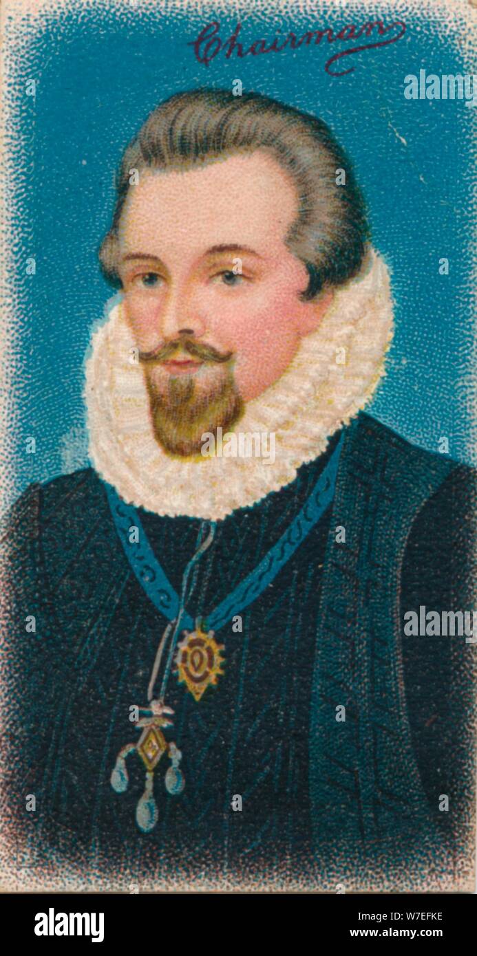 Robert Cecil (c1563-1612), 1° Conte di Salisbury, statista inglese, 1912. Artista: sconosciuto Foto Stock
