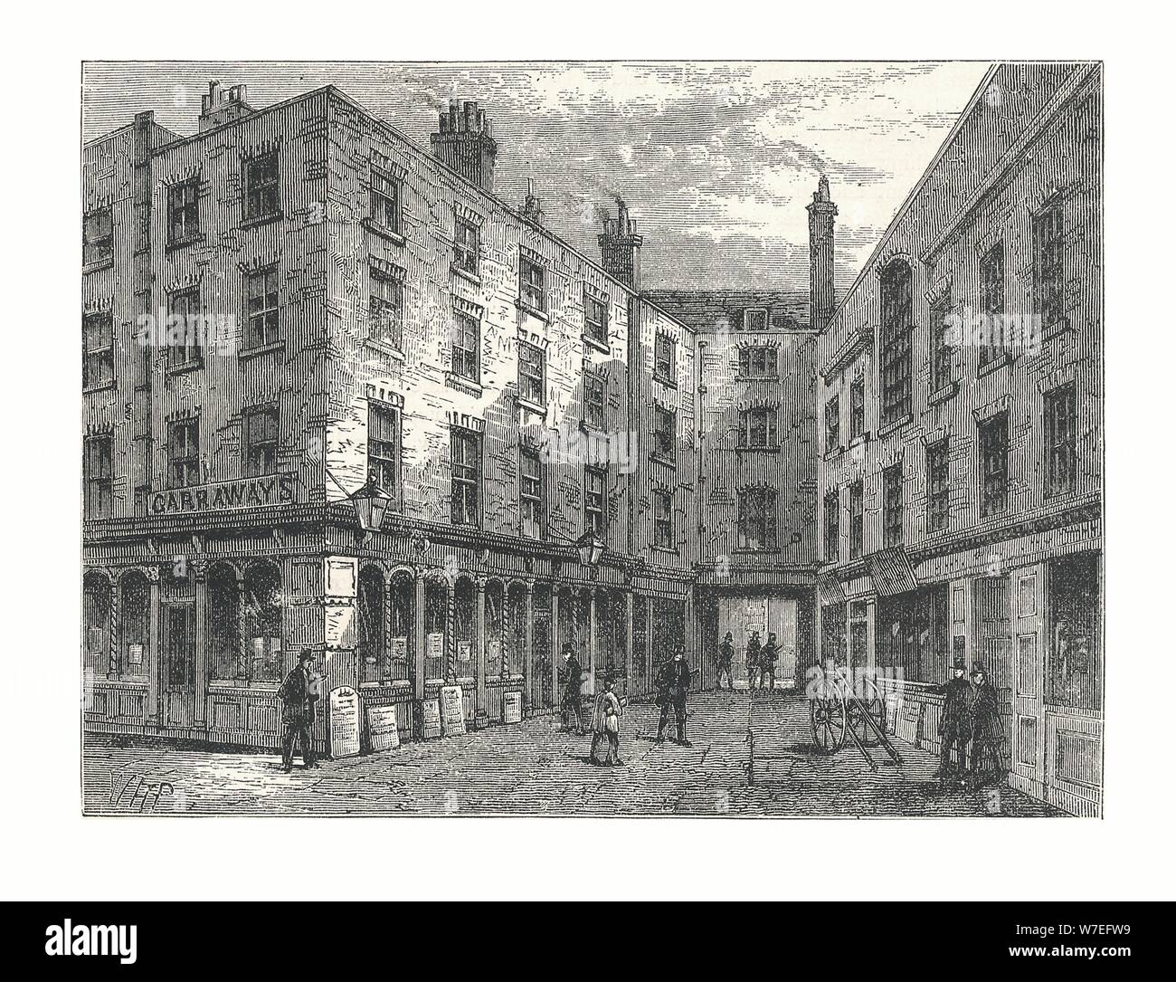 Garraway's Coffee House, 1878 Artista: Walter Thornbury Foto Stock