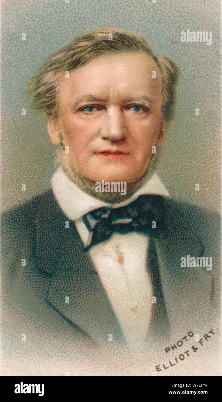 Richard Wagner (1813-1883), compositore tedesco, conduttore, e saggista, 1911. Artista: sconosciuto. Foto Stock