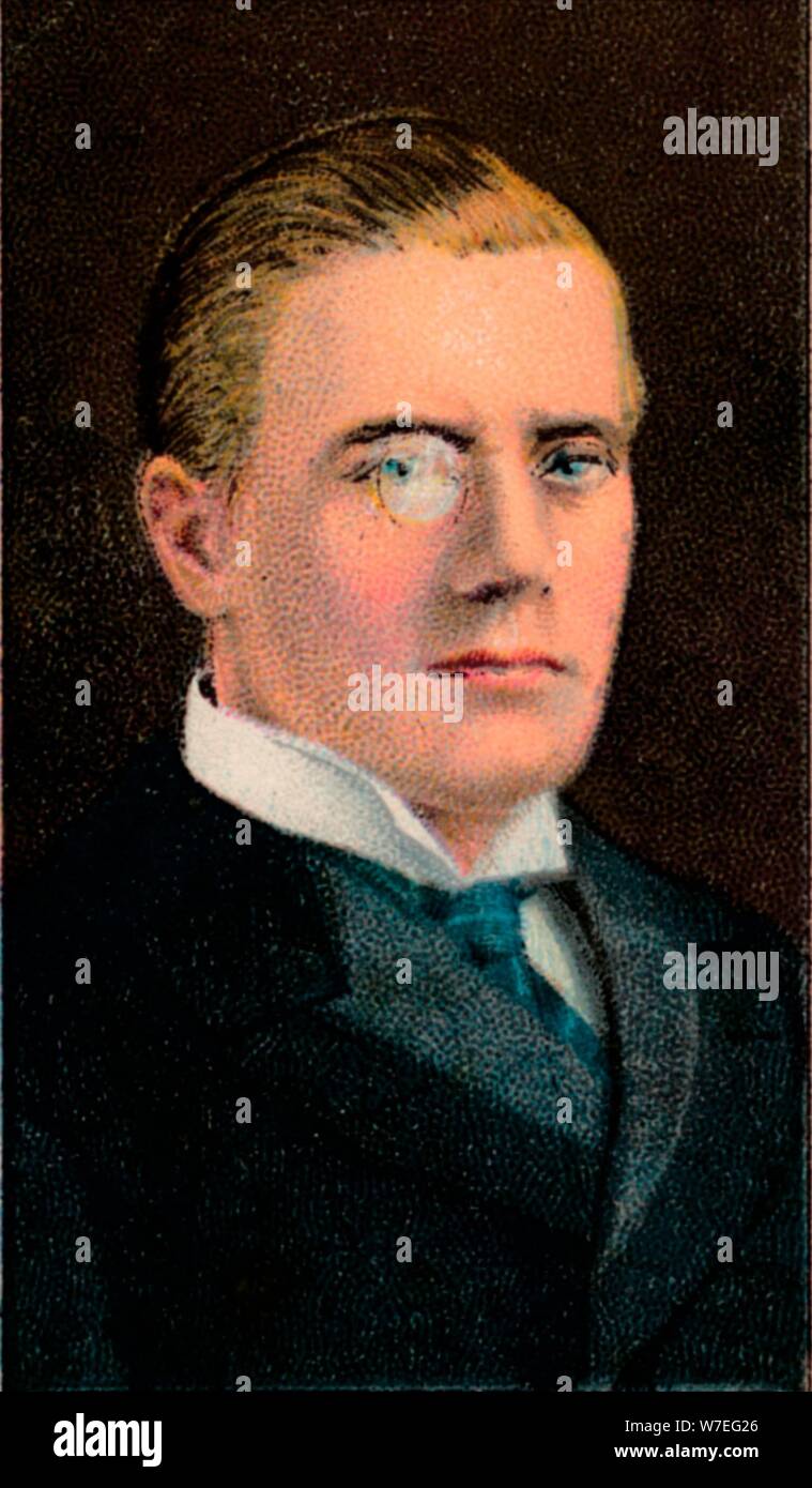 Austen Chamberlain (1863-1937), uomo politico britannico, 1906. Artista: sconosciuto Foto Stock