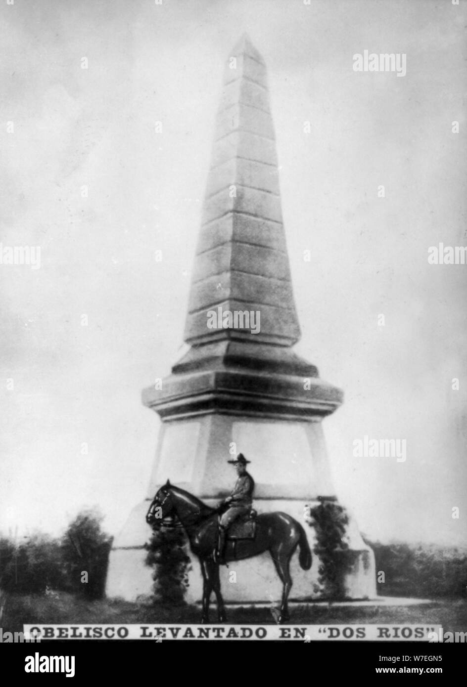 Obelisco di due fiumi, (1895), 1920s. Artista: sconosciuto Foto Stock