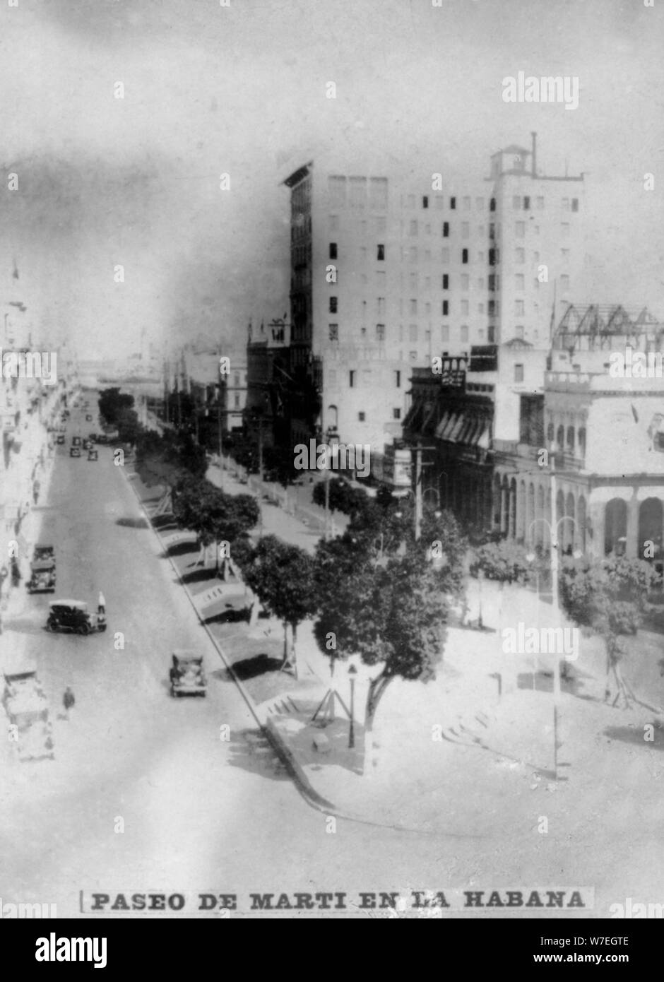 Paseo de Marti all Avana, 1920s. Artista: sconosciuto Foto Stock