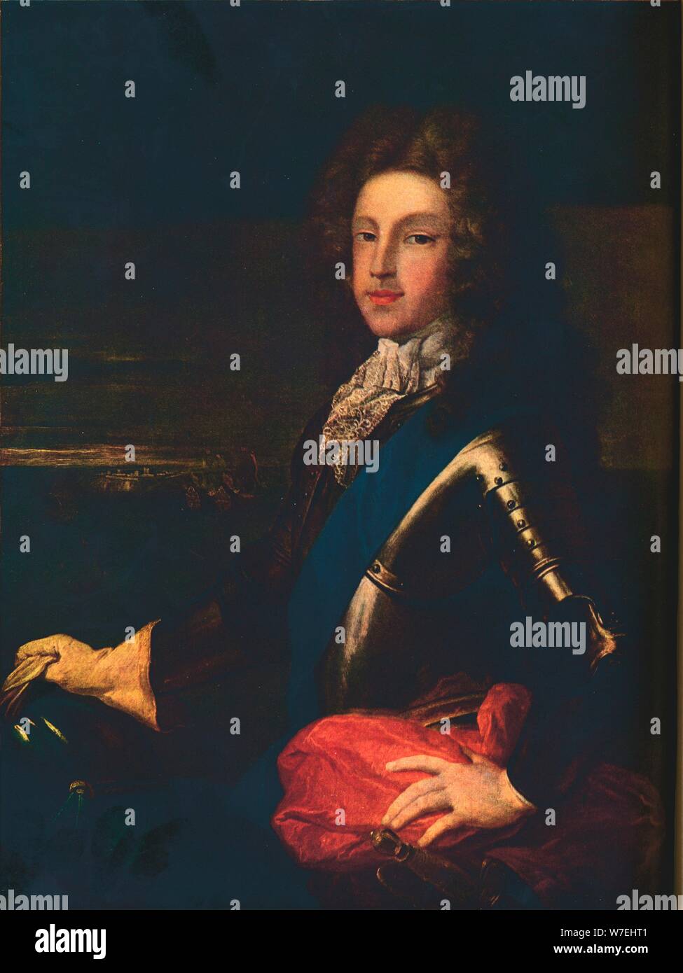 Il principe James Francis Edward Stuart, c17th secolo (1909). Artista: sconosciuto Foto Stock