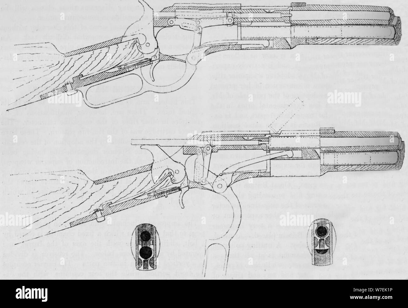 Winchester Magazine pistola, 1884. Artista: sconosciuto Foto Stock