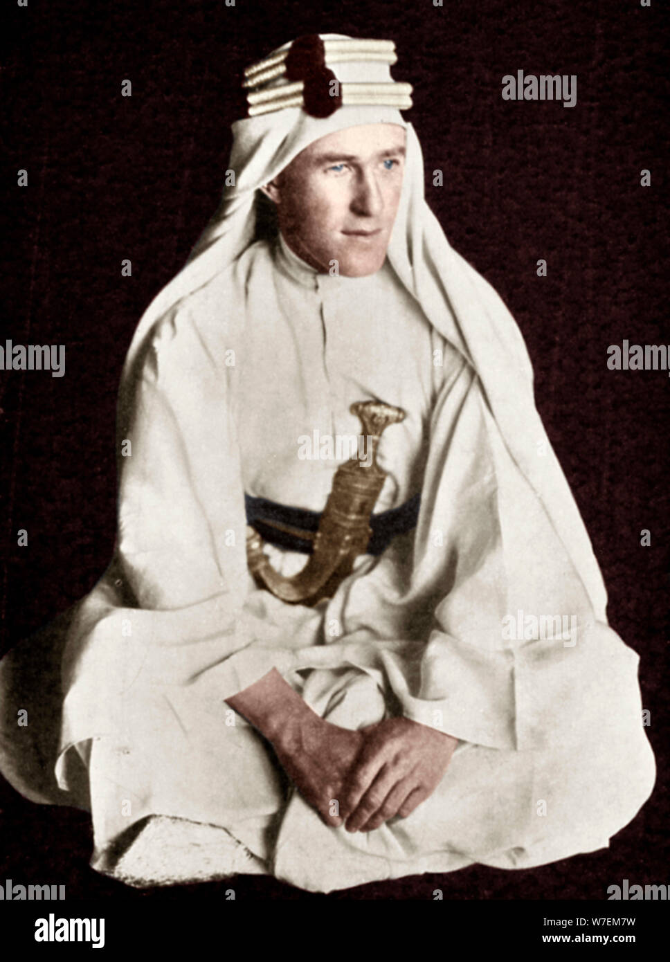 Lawrence d'Arabia, nei primi anni del XX secolo. Artista: sconosciuto. Foto Stock
