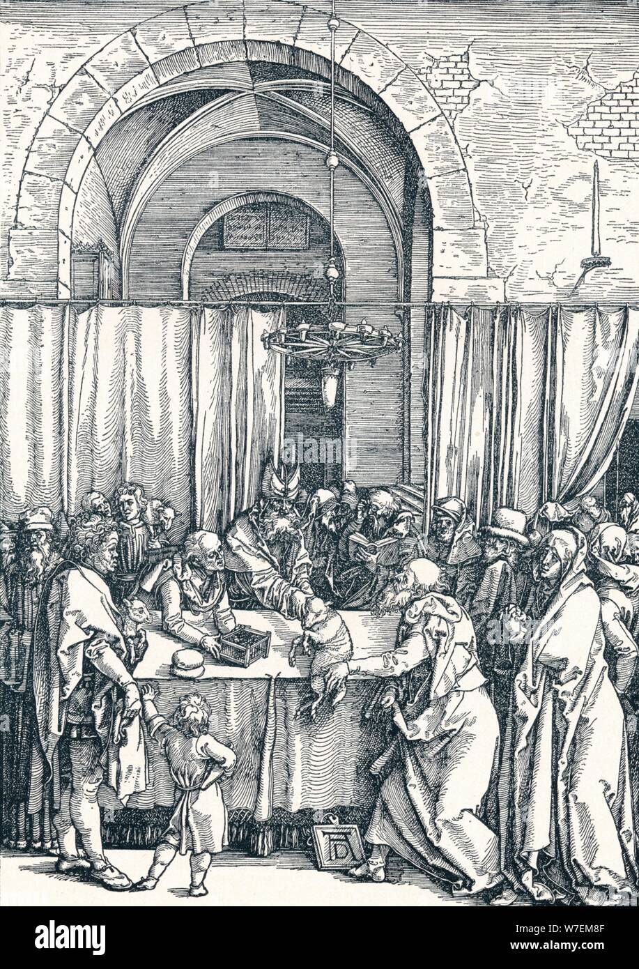 " Il rifiuto di Gioacchino offre', 1506 (1906). Artista: Albrecht Dürer. Foto Stock