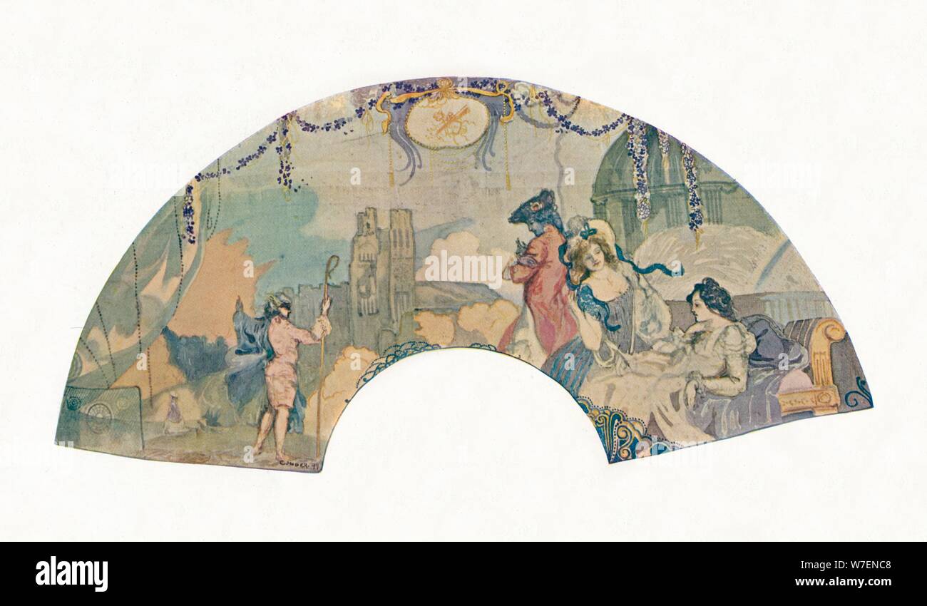 'L'escursione romantica", 1899. Artista: Charles Conder. Foto Stock