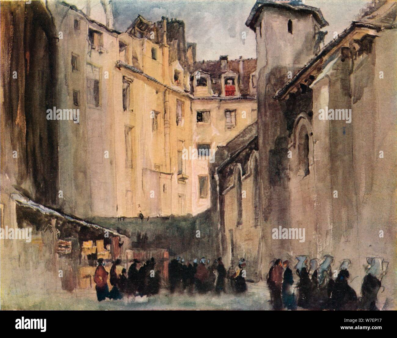 " Chiesa di St Julien-le-Pauvre", 1915. Artista: Frank Brangwyn. Foto Stock