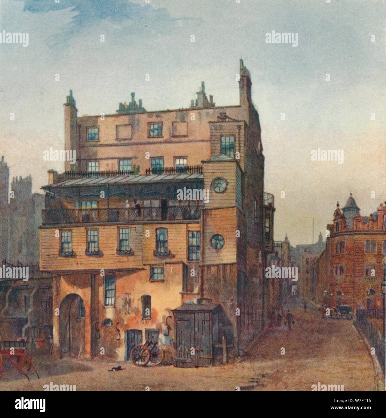 Vista di una casa, Cecil Street, Westminster, London, 1882. Artista: John Crowther. Foto Stock