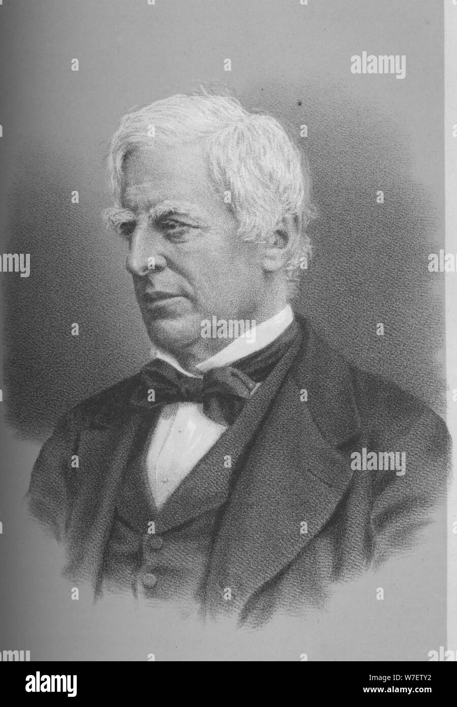 Robert Lowe, Visconte Sherbrooke, uomo politico britannico, 1873 (1883). Artista: sconosciuto. Foto Stock