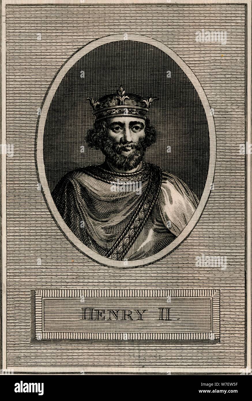 Il re Enrico II, 1793. Artista: sconosciuto. Foto Stock