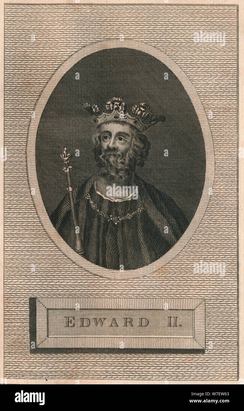 Il re Edoardo II, 1793. Artista: sconosciuto. Foto Stock