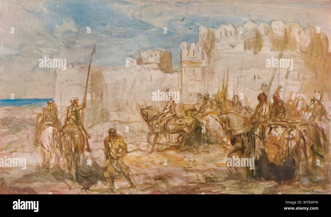 "Cavalleria', C1910. Artista: Marius Bauer. Foto Stock