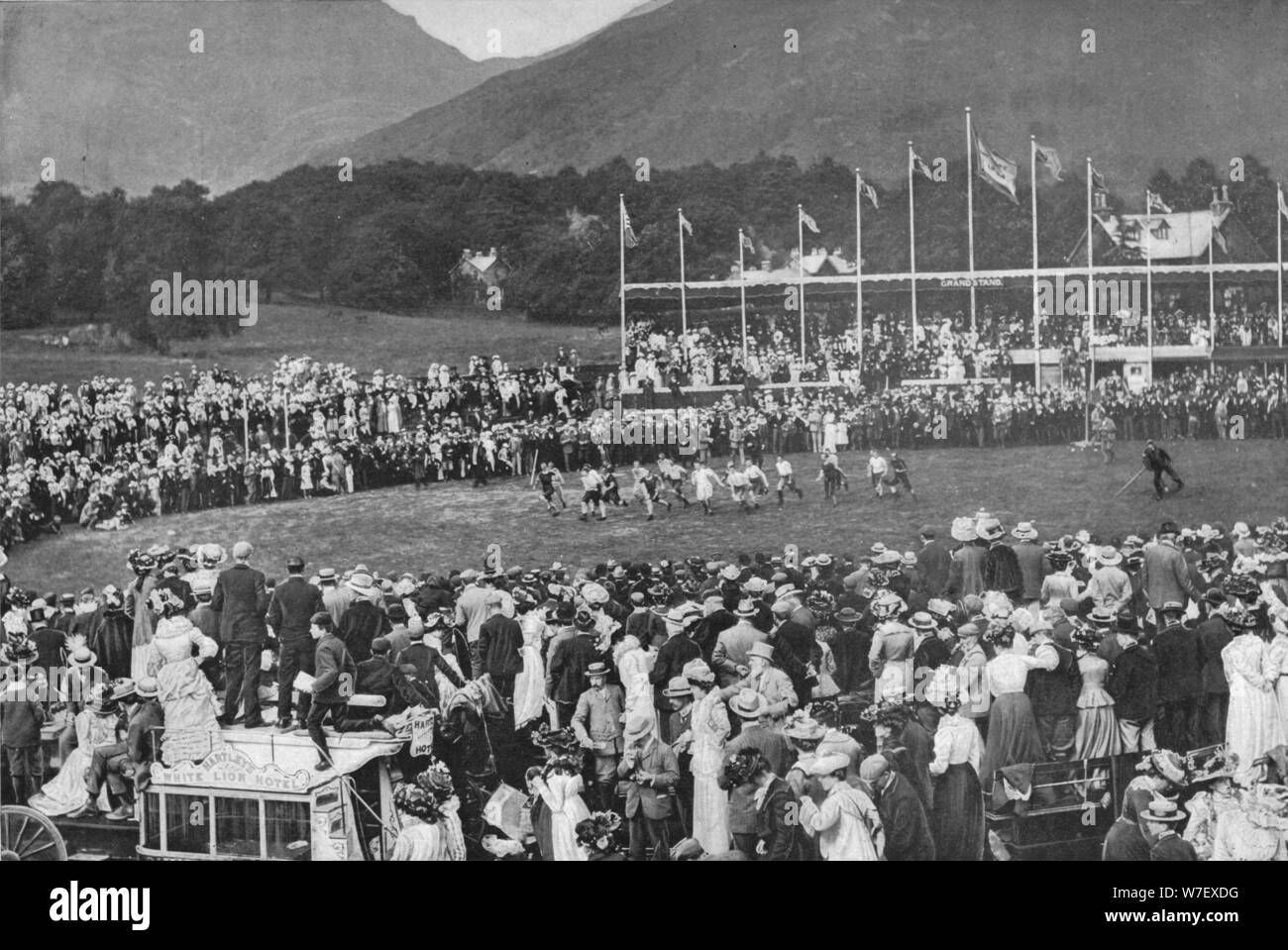 "La gara di guida', c1902, (1903). Artista: CG Mason. Foto Stock