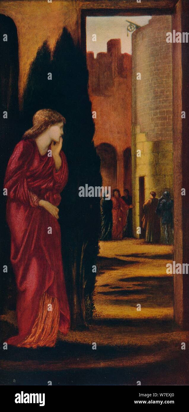 'Danaë e il brazen Tower", 1872. Creatore: Sir Edward Coley Burne-Jones. Foto Stock