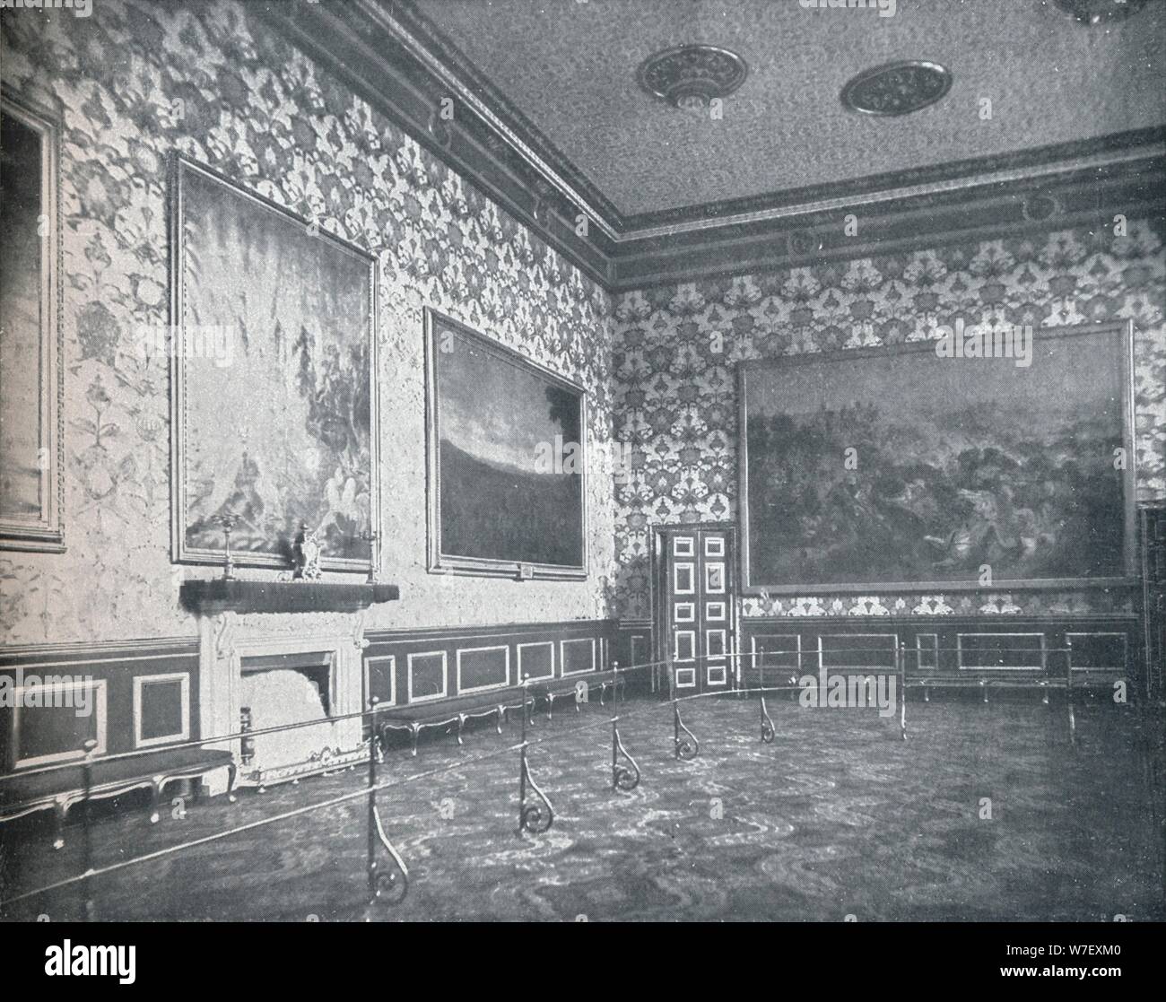 " La sala per banchetti presso il St James Palace', c1899, (1901). Artista: HN Re. Foto Stock