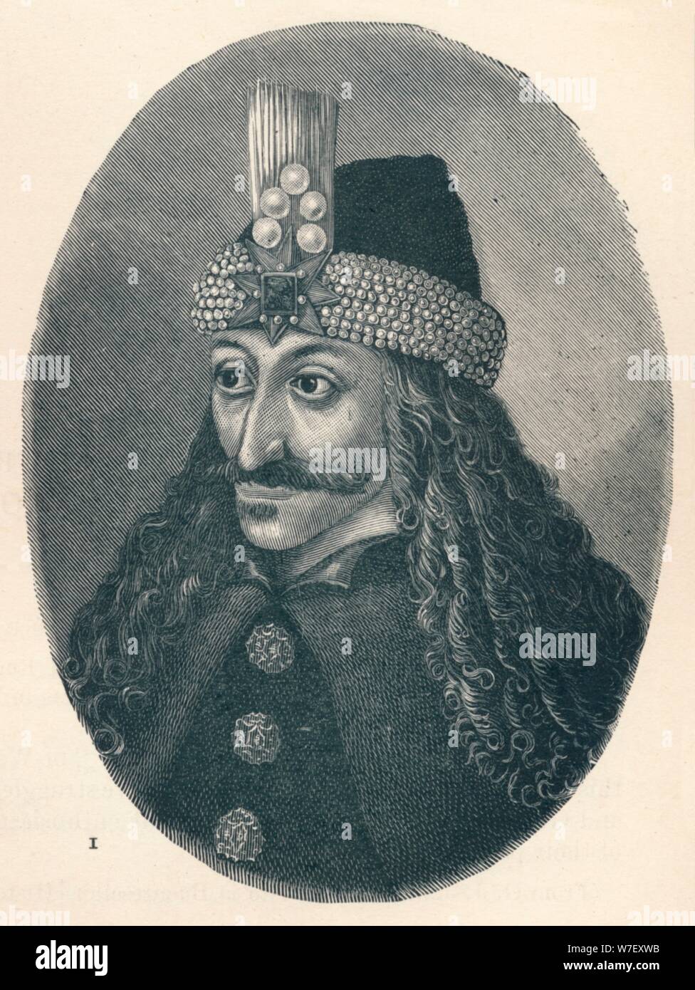 " Vlad III, Principe della Valacchia', c1906, (1907). Artista: sconosciuto. Foto Stock