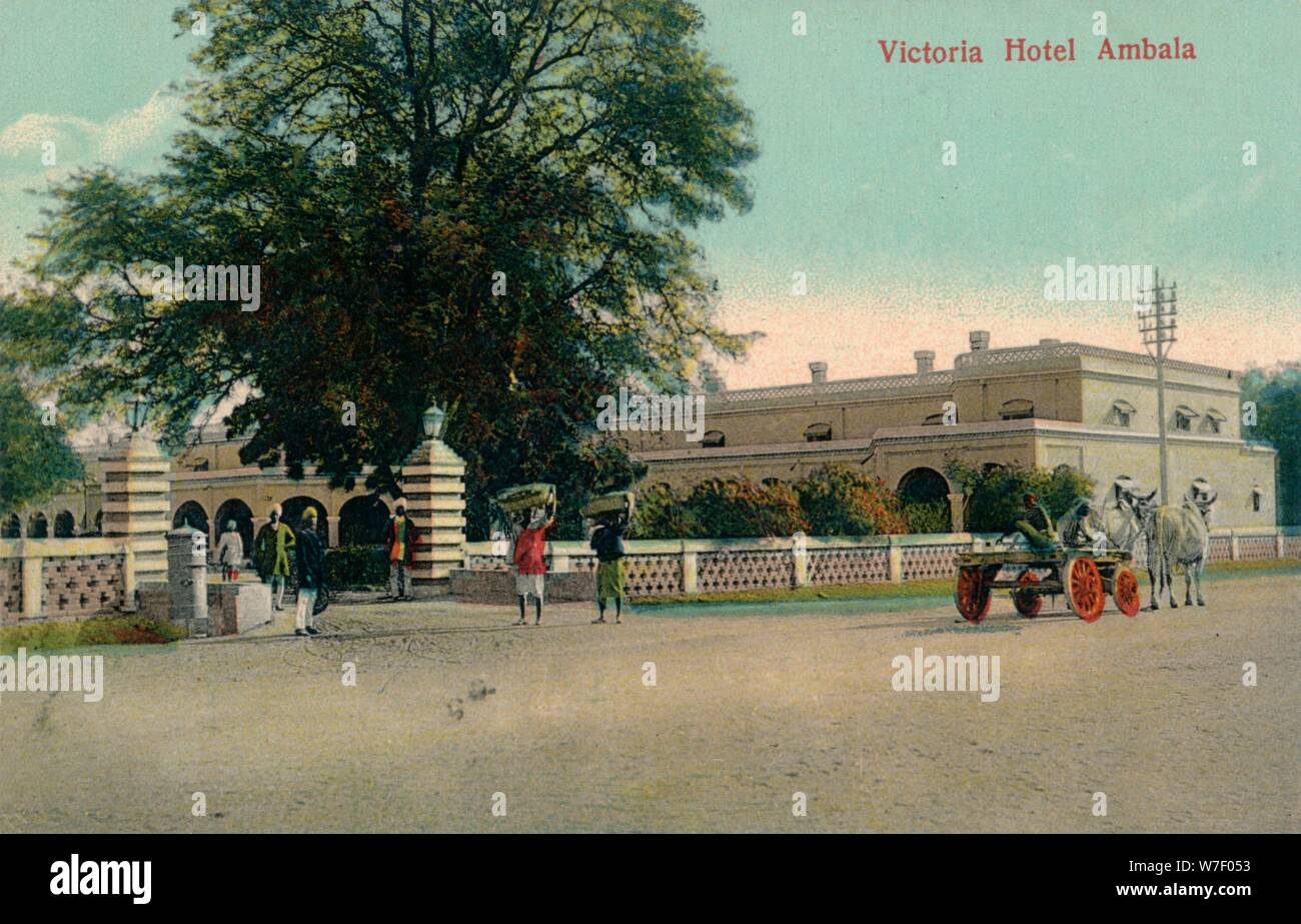 "Victoria Hotel Ambala', C1900. Artista: sconosciuto. Foto Stock